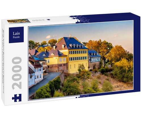 Lais Puzzle „Schloss Halmstad“ – 1000 Teile Motiv Von Schwedischem Schloss Am Fluss Nissan