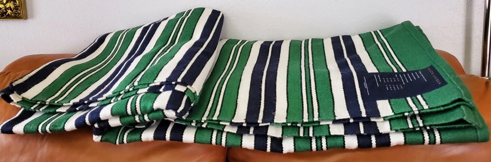 ALFOMBRA RALPH LAUREN HOME COLLECTION ICÓNICA RAYA PUNTO VOLADOR 8X10 Foto 2 de 4