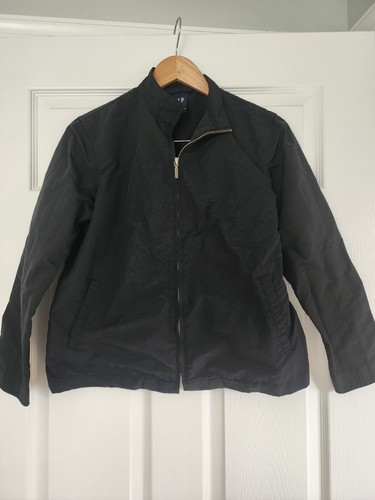 Gap-Windbreaker-Black-Zip Front-XS-Nylon-Front Pockets