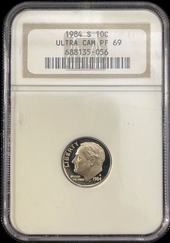 1984-S Proof Roosevelt Dime – NGC PF 69 Ultra Cameo-(3c)