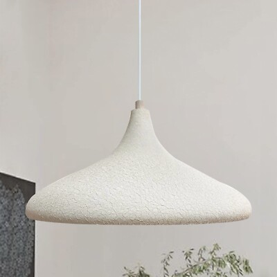 Bamyum Textur Gemustert Pendellampe | Champion | Ø 35 cm Metall Lampe E27 Lampe