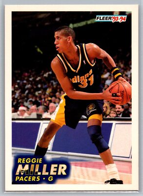 Reggie Miller 1993-94 Fleer BASKETBALL #85 Indiana Pacers HOF | eBay