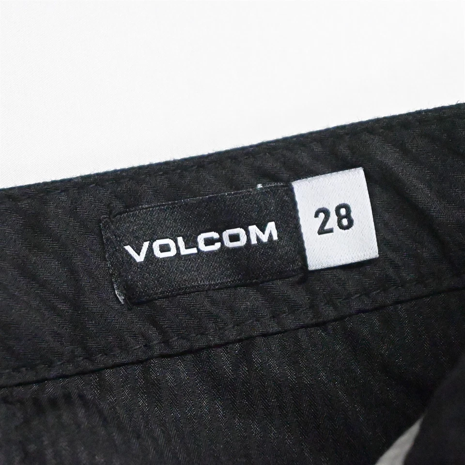 Volcom 28 x 10" Black A09117V3 Vmonty Stretch True to This Chino Shorts - Image 3 of 4