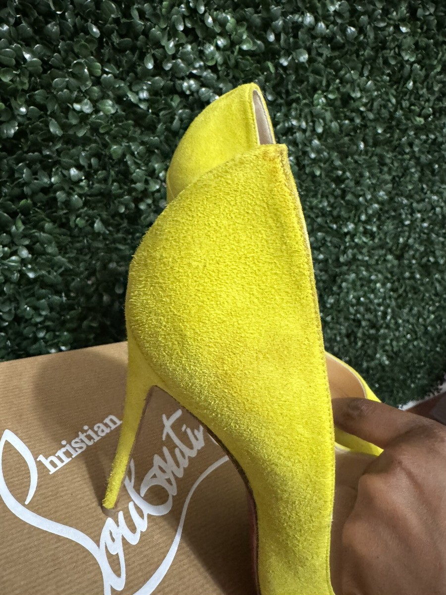 Christian Louboutin So Kate Yellow Suede Size 40 | eBay