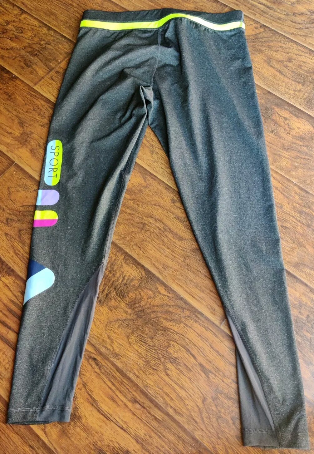 Leggings Fila Sport Live In Motion Maglia Large L Grigio Pantaloni Allenamento Activewear