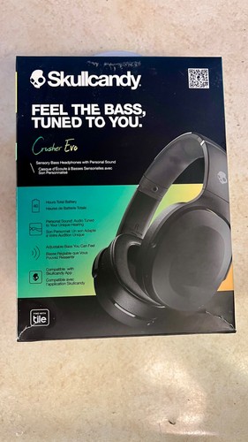 Skullcandy Crusher Evo Wireless Over-Ear Headphone - Black - Picture 1 of 3