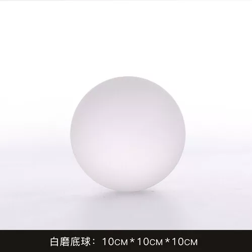 Centro de mesa bola decorativa esfera de cristal esmerilado macizo vidrio opaco 90MM-100MM - Imagen 7 de 11