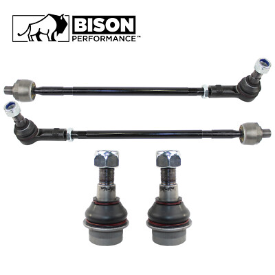 Bison Performance 4pc Front Tie Rod Assemblies Lower Ball Joint Kit For Sprinter