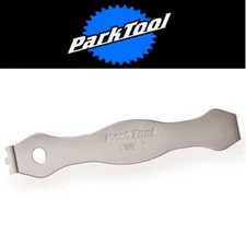 Park Tool CNW-2 Chainring Nut Wrench holds the slotted bolt to prevent spinning