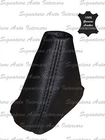 HOLDEN VY VZ LEATHER AUTO GEAR SHIFTER BOOT COMMODORE S SS SV6 - BLACK STITCH