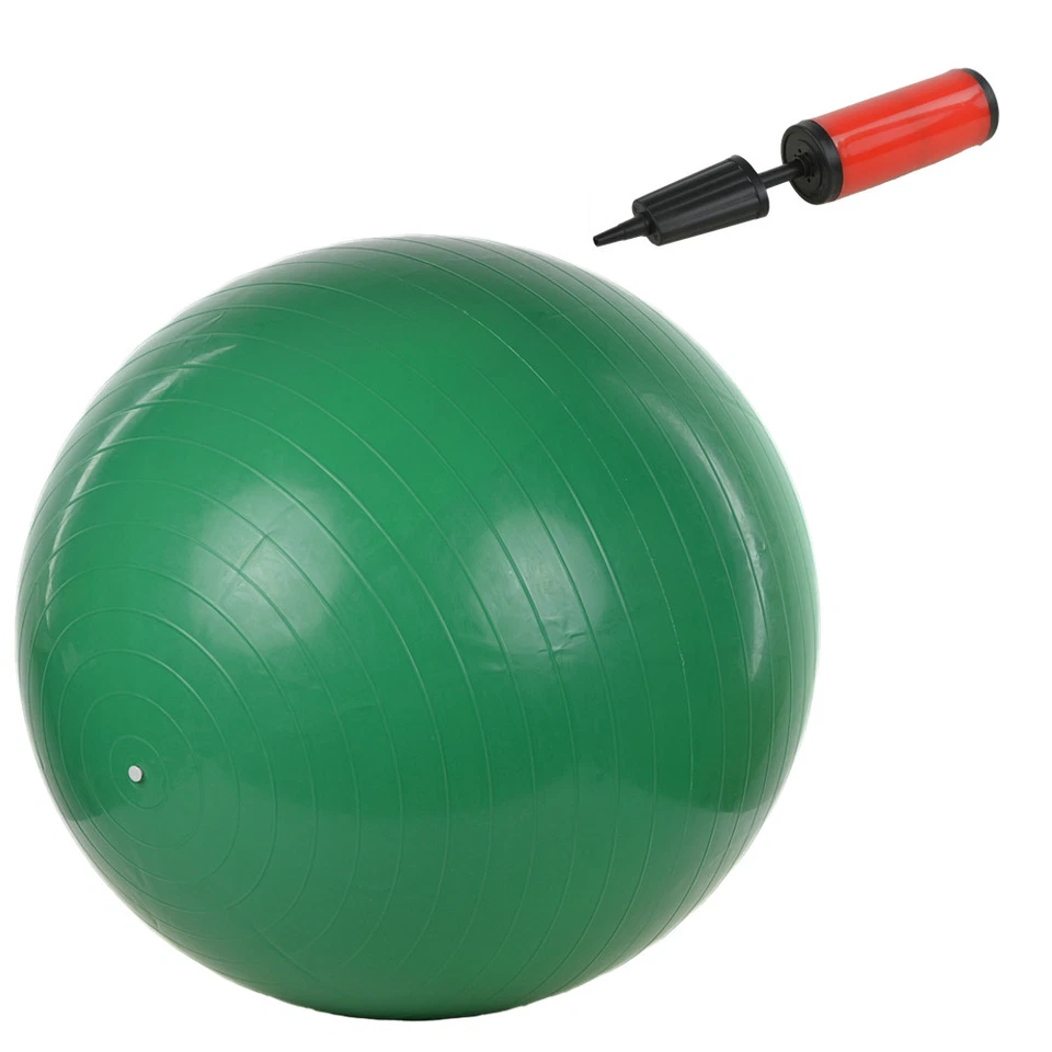 MARKENLOS Gymnastikball Balanceball Fitnessball Anti-Burst Yoga Sportball 75cm inkl. Pumpe