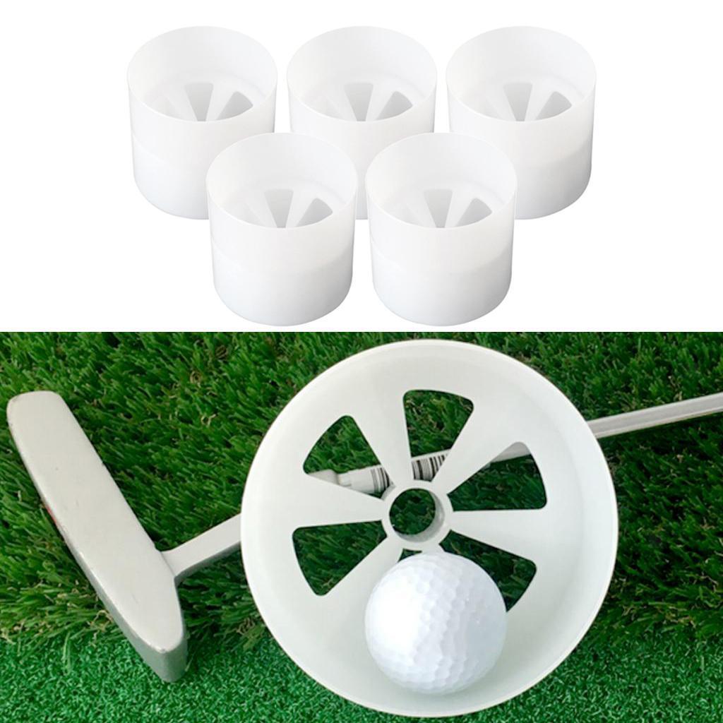 5 copas de golf golf interior y exterior putting verde copa de golf diapositiva. 10,7 cm