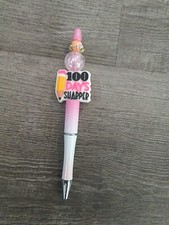 Crafted Beaded Pen Made For 100 Days Of School Great Idea For A Teacher