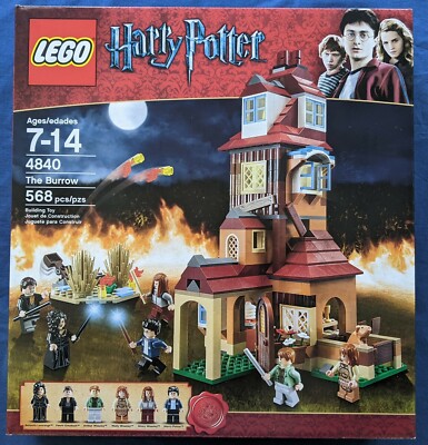 LEGO Harry Potter The Burrow 4840 Bellatrix Lestrange Fenrir Greyback  sealed box