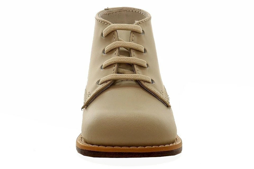 Josmo Infant/Toddler Kids Boy's-Girl's First Walker Oxfords Beige - Image 2 of 4