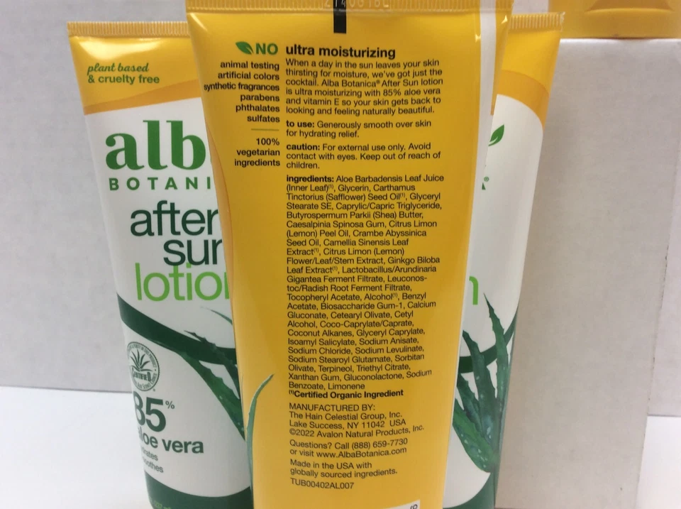 Лосьон после солнца Alba Botanica 85% алоэ вера увлажняет и успокаивает кожу, ЧЕХОЛ ИЗ 6 - Изображение 3 из 3
