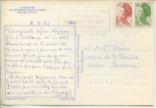 CP 05 Hautes-Alpes - La Vallouise - Ailefroide - Picture 2 of 2