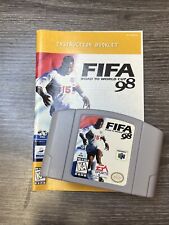 FIFA Road to World Cup 98 Nintendo 64 N64 Authentic No Manual, Tested !