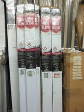 NEW 1" HEAVY METAL MINI-BLIND, WHITE FINISH MULTIPLE WIDTHS AND LENGTHS