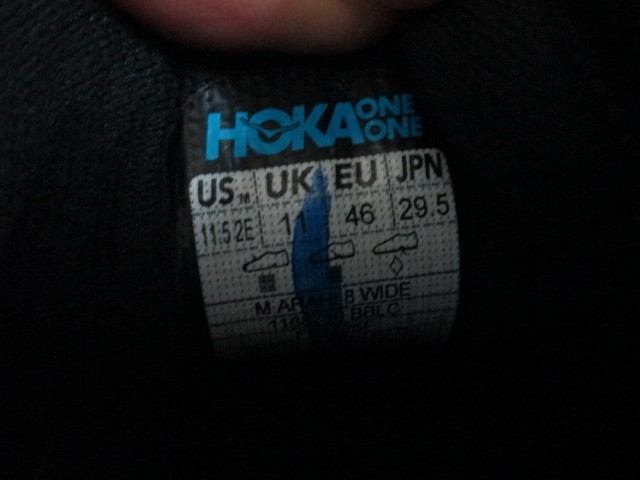 Hoka One One Arahi 8 Running Shoes Mens 11.5 EE Wide Black Gym Sneaker Excellent thumbnail 8