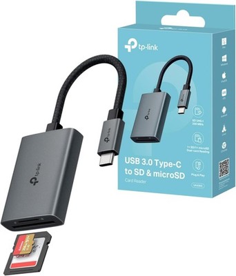 TP-Link SD Kartenleser USB C Kartenlesegerät microSD USB 3.0 2TB UHS-I 200MB/s