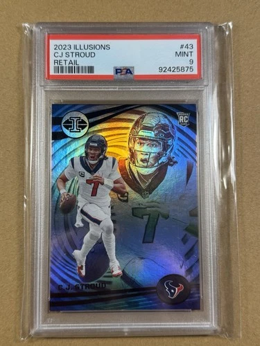 2023 Panini Illusions - C.J. Stroud #43 Retail  (RC) PSA 8