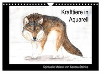 "Calendar 2027 · US Version · Power Animals In Watercolor (Wall Calendar 2027 12\""