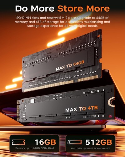2025 KAIGERR AX16 Pro mit AMD Ryzen 7, Radeon Vega, 16GB, Backlit KB, Windows 11 - Bild 9 von 14