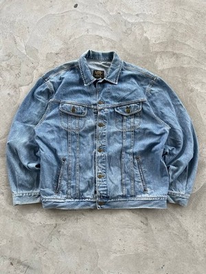 Vintage 70s Lee Sanforized Riders Jacket Union Made USA Patd 153436 2XL
