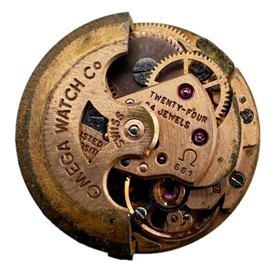 Vintage 15mm Omega De Ville Automatic Ladies Wristwatch Movement 661 Swiss