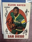 1996 TOPPS AUTOGRAPH ISSUE ROOKIE REPRINT ELVIN HAYES SAN DIEGO ROCKETS  MINT — photo 1