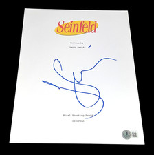 JERRY SEINFELD SIGNED AUTOGRAPH TELEVISION SCRIPT SEINFELD BECKETT BAS COA D