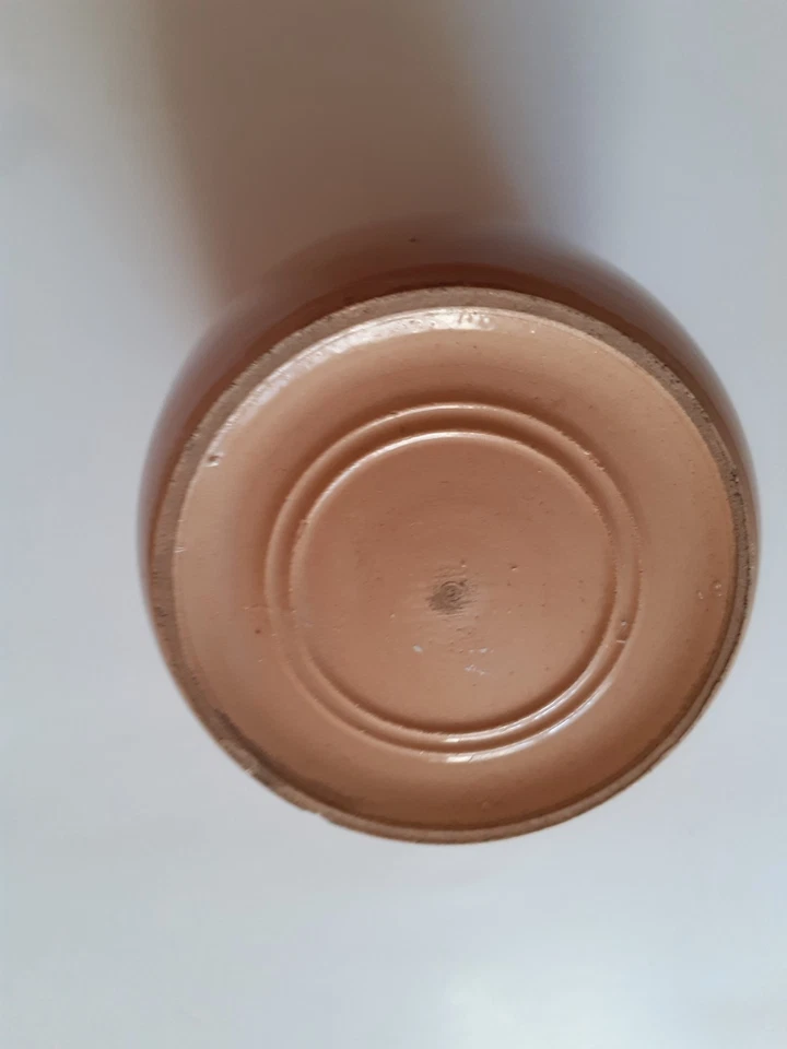 Ancien pot Yaourt peint Décor marin (publicité ,yoghourt, yahourt, lait) - Photo 4/4