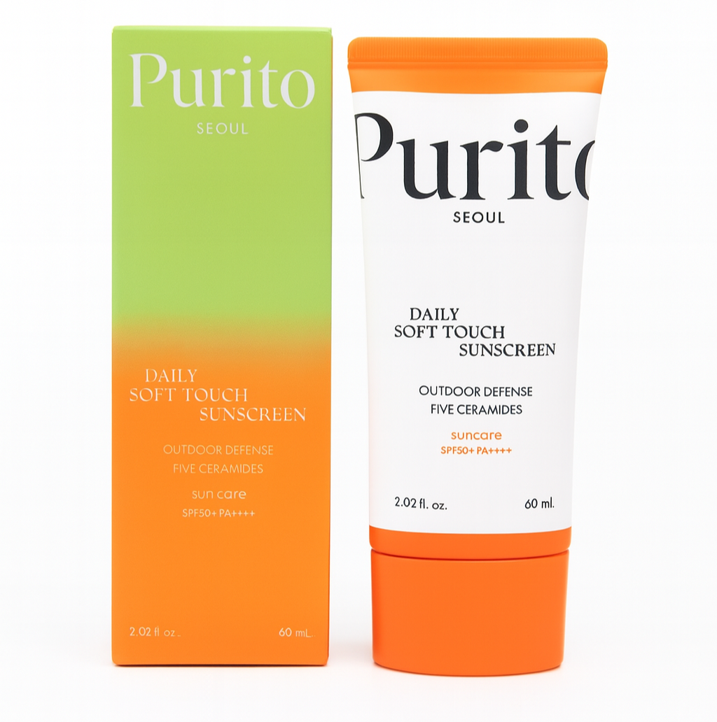 PURITO Daily Soft Touch Sunscreen SPF50+ PA++++ 60ml 2.0 fl.oz NEW USA Shipping!