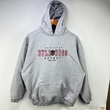 Vintage 90s Hamilton Bulldogs Hockey Hoodie XL