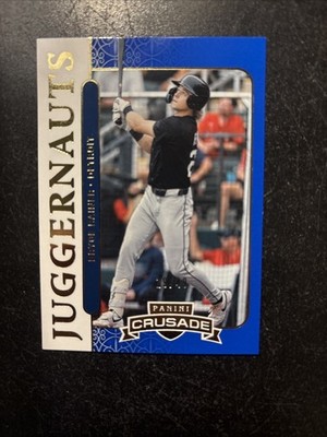 2025 Panini Crusade  Juggernauts  BLUE Parallel Bryce Rainer #9   19/49!!