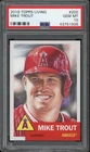 2019 Topps Living Mike Trout #200 PSA 10 GEM MT Los Angeles Angels