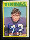 Ron Yary Autographed 1972 Topps Football ROOKIE Card #104 Vikings Hall of Fame