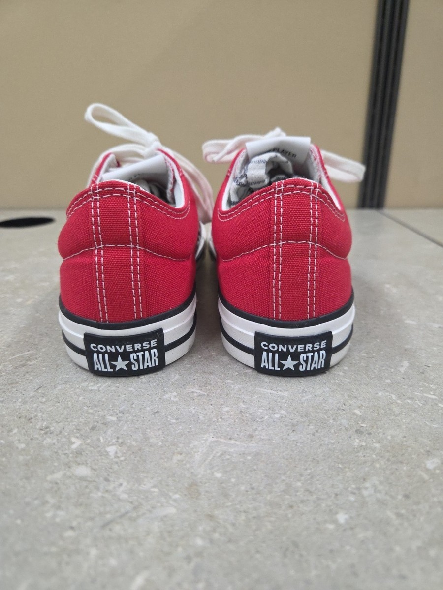 Converse Star Player 76 Red White Kids 4.5 Unisex Casual Lifestyle