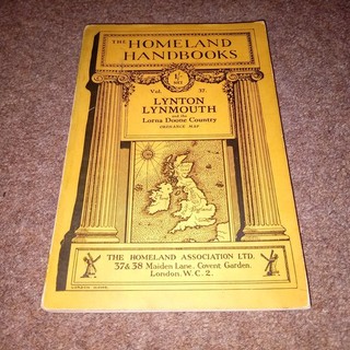 LYNTON & LYNMOUTH HOMELAND HANDBOOK GUIDE c1930s DEVON LOCAL HISTORY