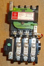 GE GENERAL ELECTRIC MOTOR STARTER RELAY CONTACTOR CR208B100DGA NEMA SIZE 0 