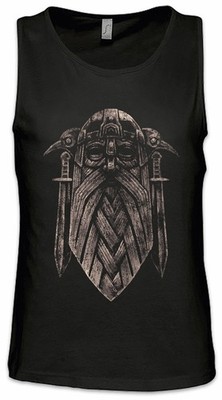 Odhin IX Herren Tank Top Wölfe Thor Paganismus Wikinger Tyr Heidentum Mjölnir