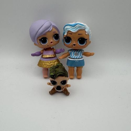 lol Surprise 3 Dolls Earth Love MGA Entertainment And Lil Sister Goth Baddie - Picture 2 of 9