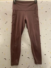 90 Degree by Reflex Women Athletic Activewear High Rise Mesh Leggings Size M