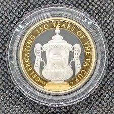 The Royal Mint 150 Years FA Cup Silver Proof £2 Coin