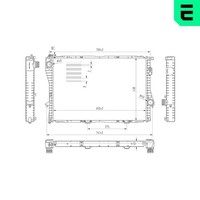 ERA MotorküHler WasserküHler 673279 FüR BMW 5Er E39 7Er E38 Touring 520 523 525