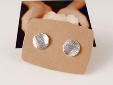 Ohrringe 925 Sterling Silber Ohrstecker matt ...