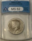 1989-P Kennedy Half Dollar — photo from another recent sale
