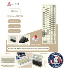 Ajazz AK992 Wired Mechanical Keyboard 98-Key Full Layout Hot-Swap - Blue Backlit