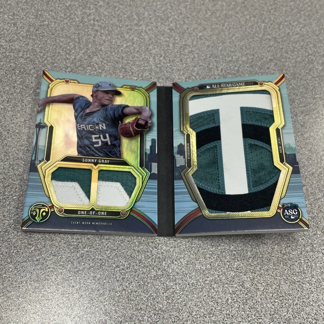 2024 Topps Triple Threads Sonny Gray All Star Team Jumbo Team Patch 1/1 Twins